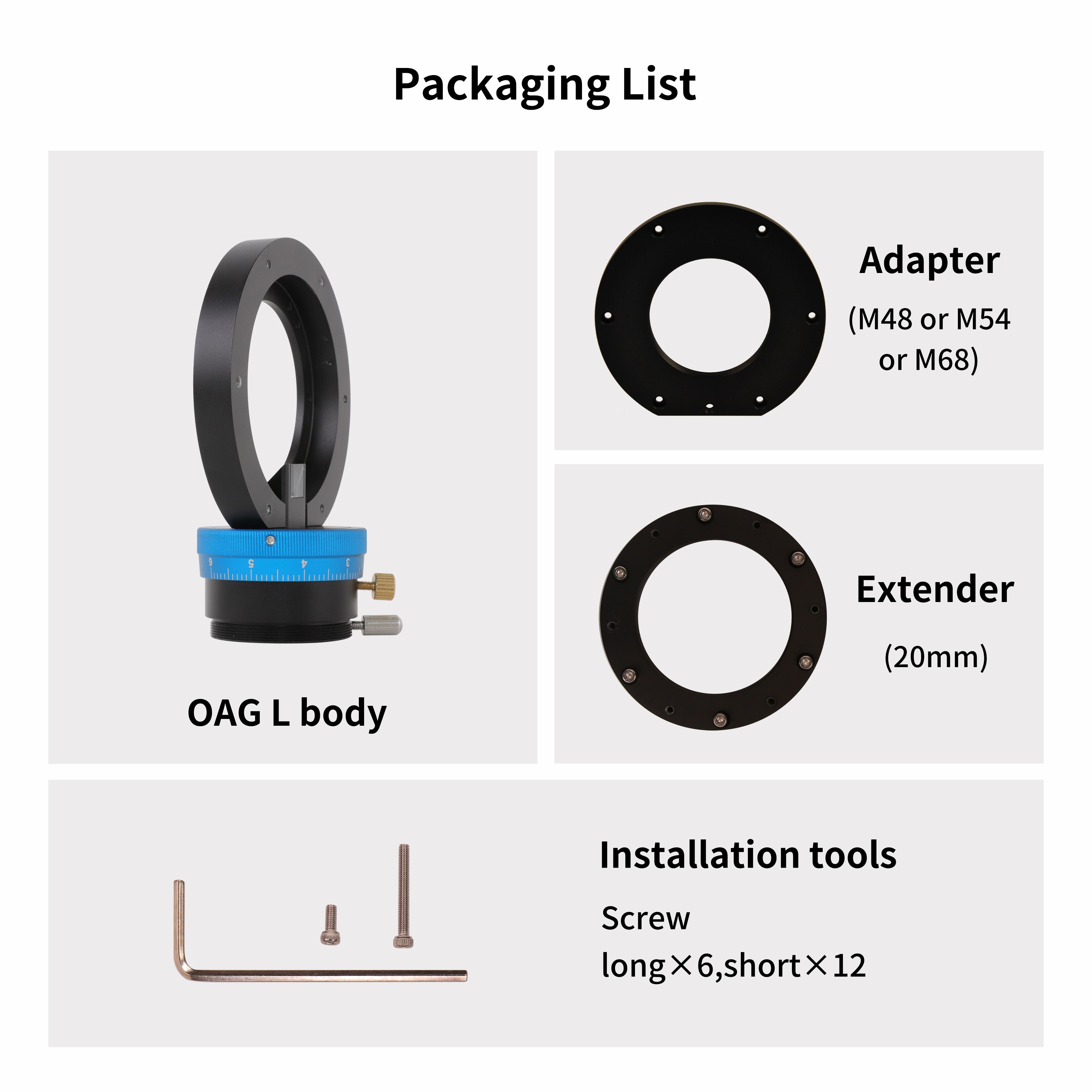 OAG-L Package Contents